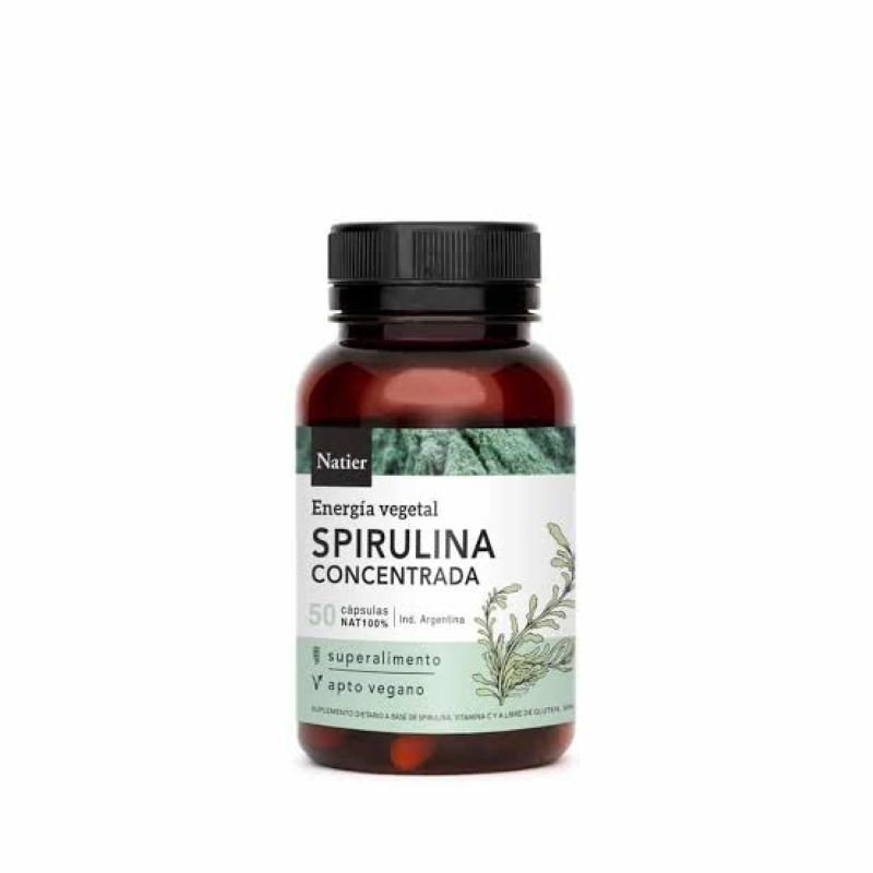 SPIRULINA CONCENTRADA NATIER 50 CAPS