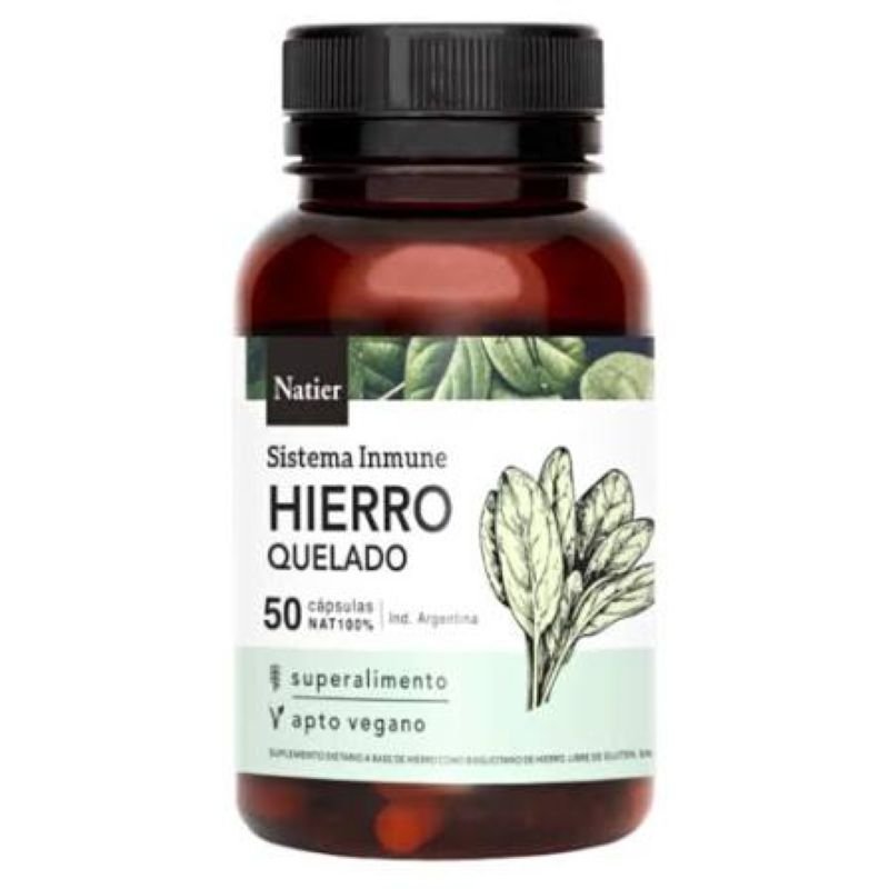 HIERRO QUELADO 50CAPS NATIER