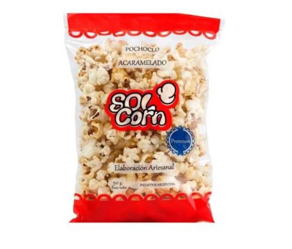 POCHOCLO ACARAMELADO SOL CORN 50G