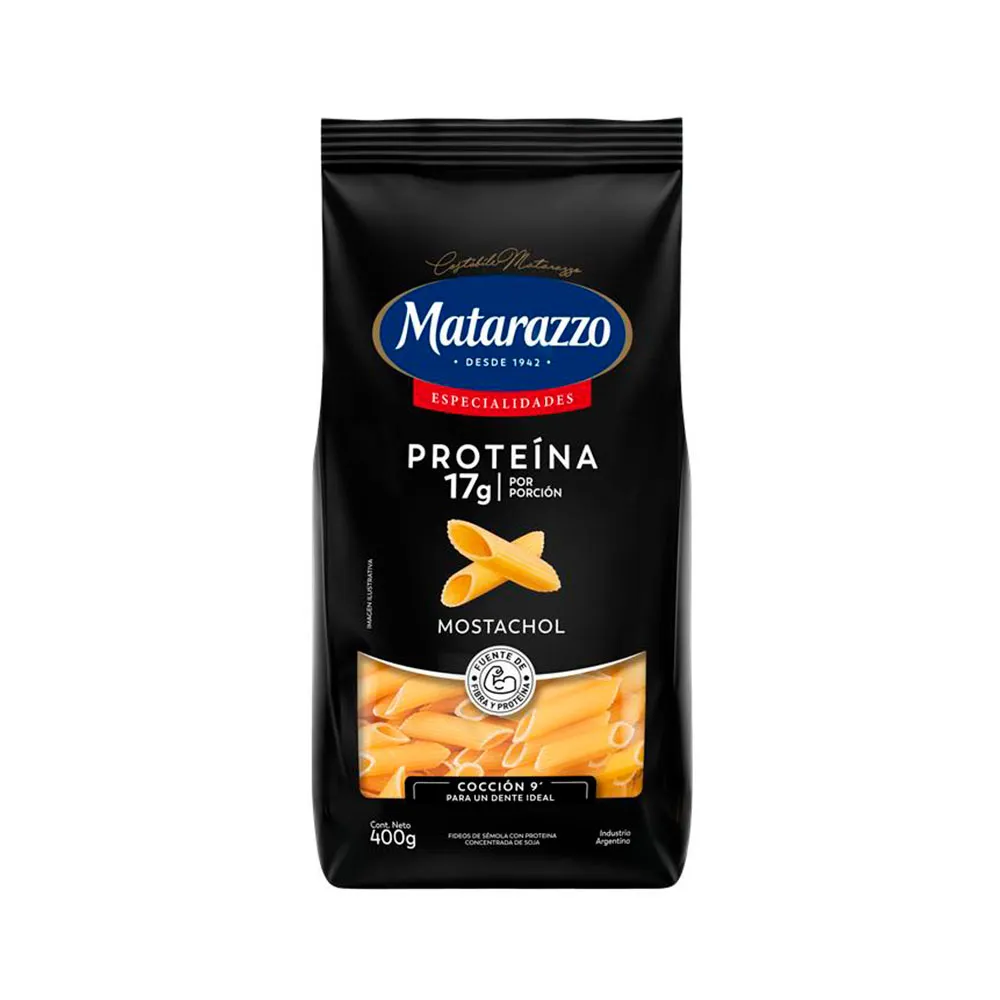 FIDEO MOSTACHOL PROTEICO MATARAZZO 400G