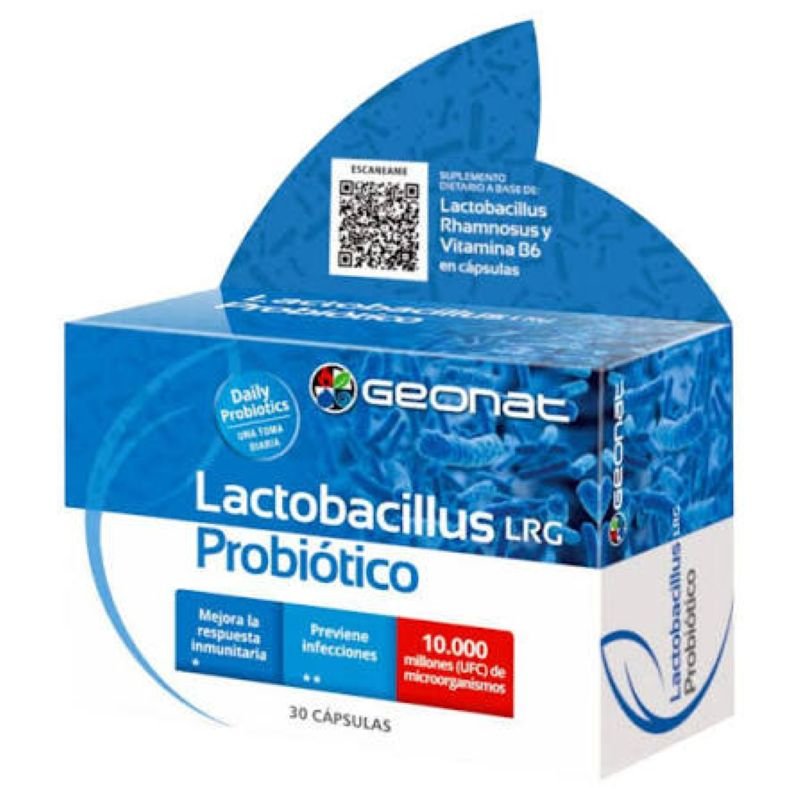 LACTOBACILLUS PROBIOTICO GEONAT 30 CAPS