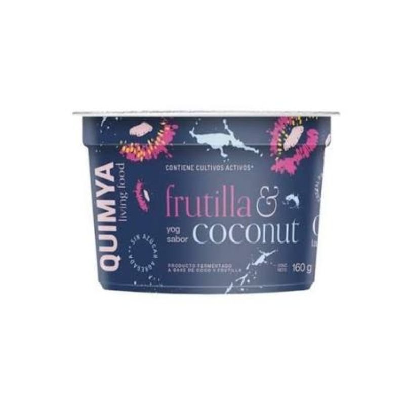 YOGUR VEGANO QUIMYA FRUTILLA160 G