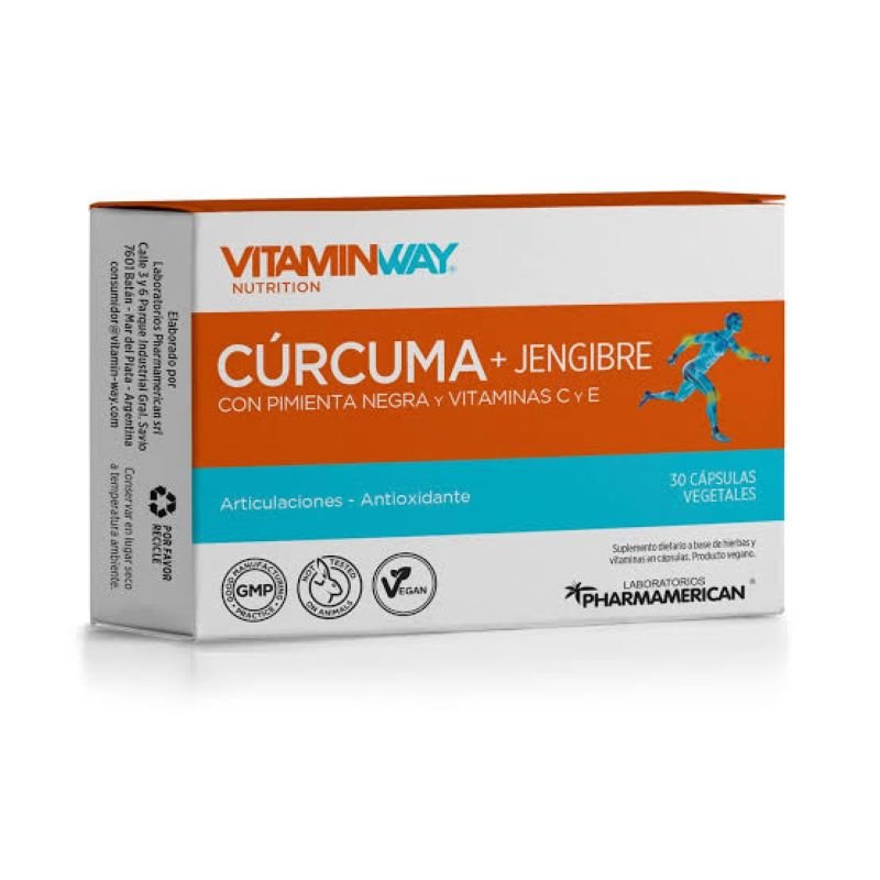 CURCUMA JENGIBRE VITAMINWAY 30 COMP