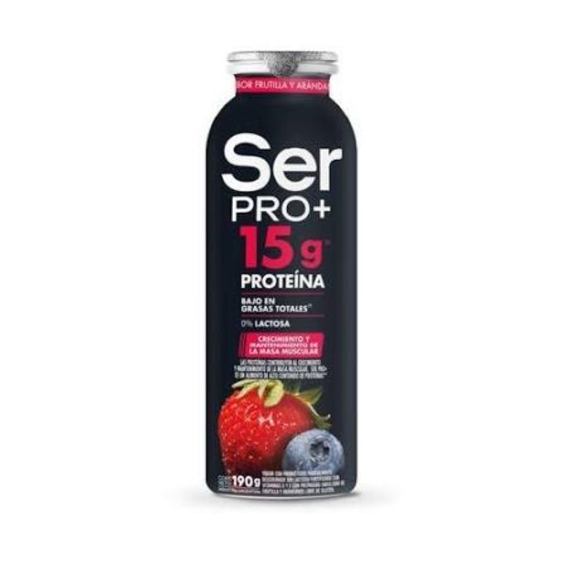YOGUR SER PROTEINA FRUTOS ROJOS BEBIBLE 190G