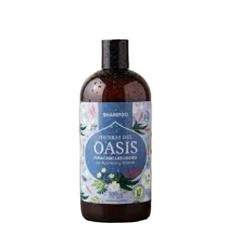 SHAMPOO HIERBAS DEL OASIS ALOE Y TE VERDE 520ML