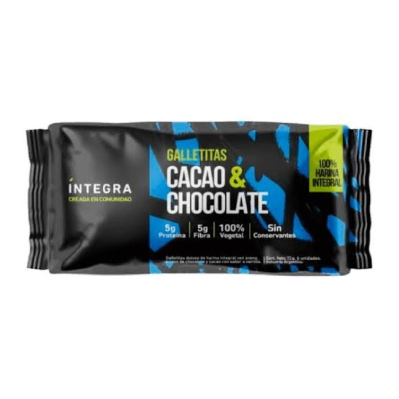 GALLETITAS CHOCOLATE CACAO INTEGRA 75G