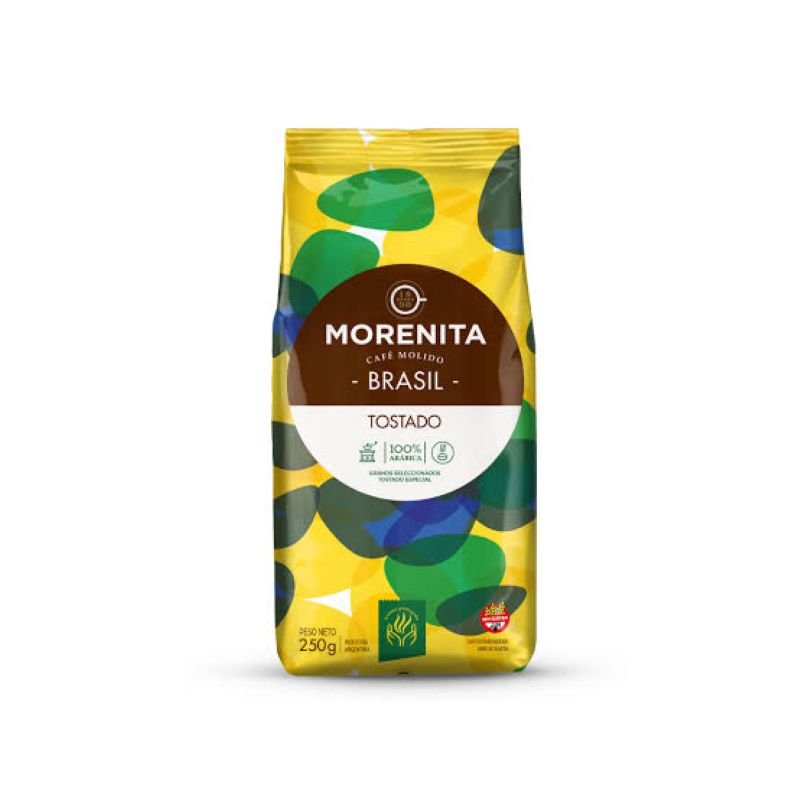 CAFE TOSTADO MOLIDO BRASIL LA MORENITA 250GR