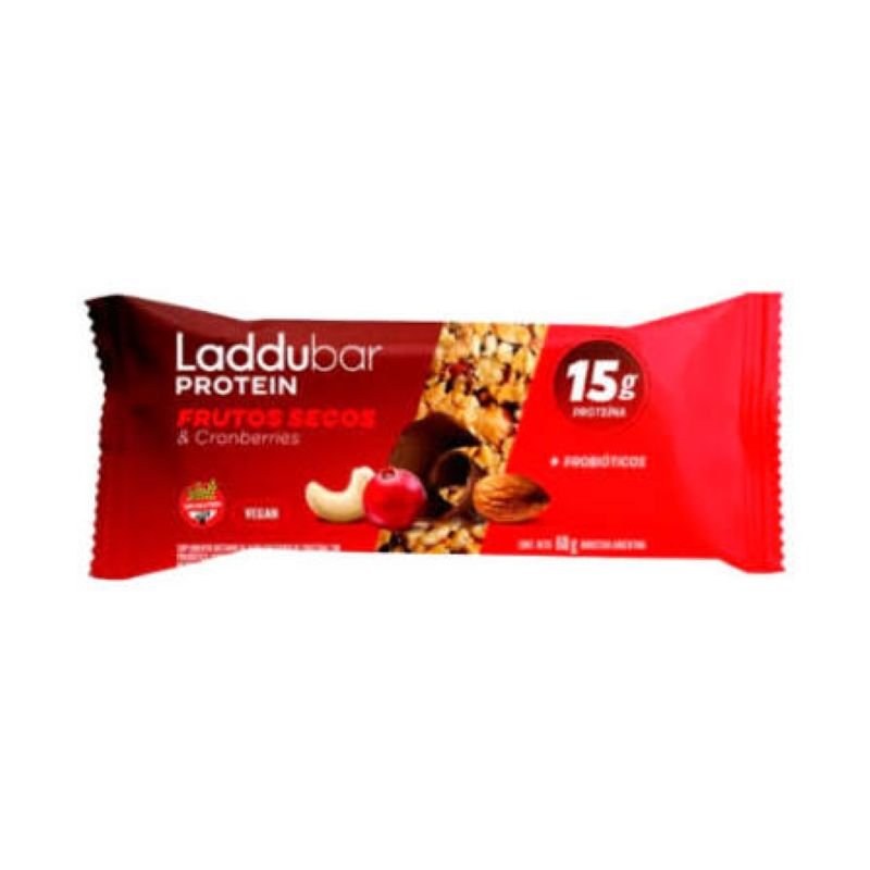 BARRA LADDUBAR PROTEIN FRUTOS ROJOS 60GR