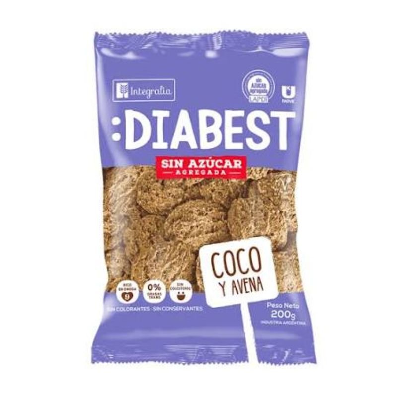 GALLETITAS DIABEST COCO 200G