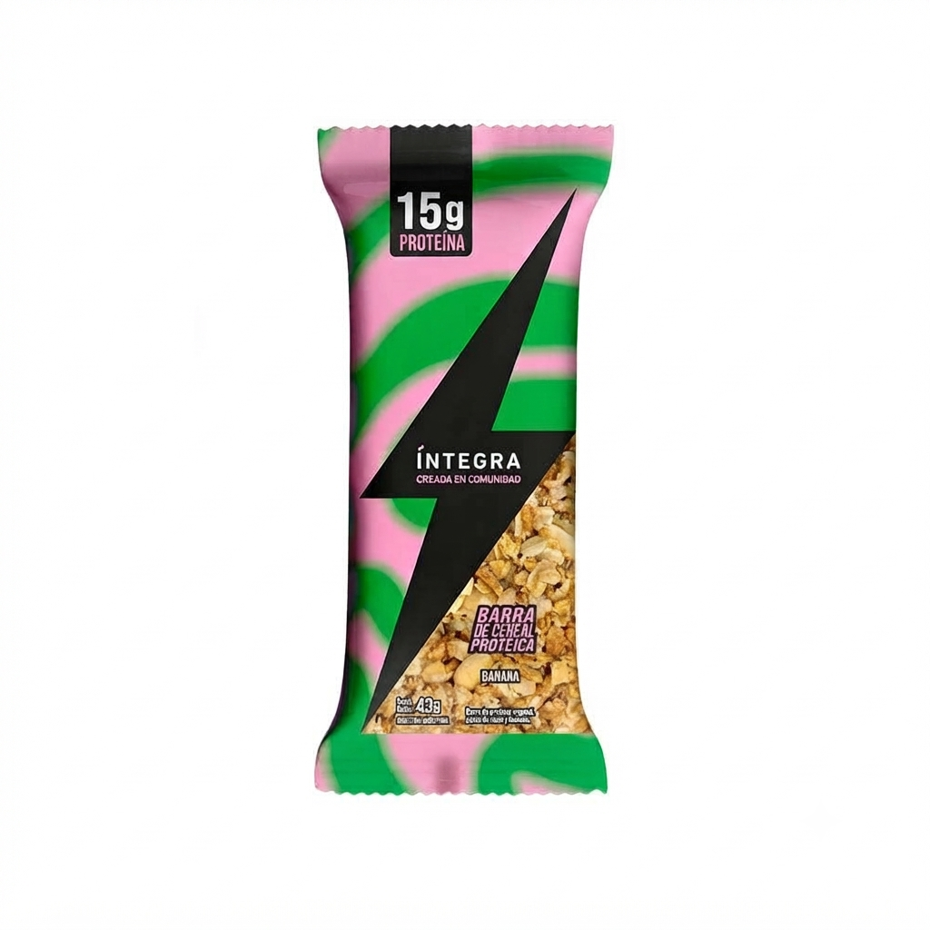 BARRA PROTEICA BANANA INTEGRA 43G
