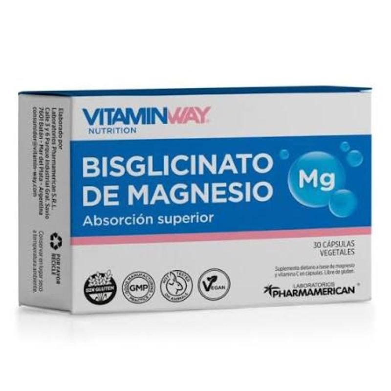 BISLGLICINATO DE MAGNESIO VITAMINAWAY 30 CAPS