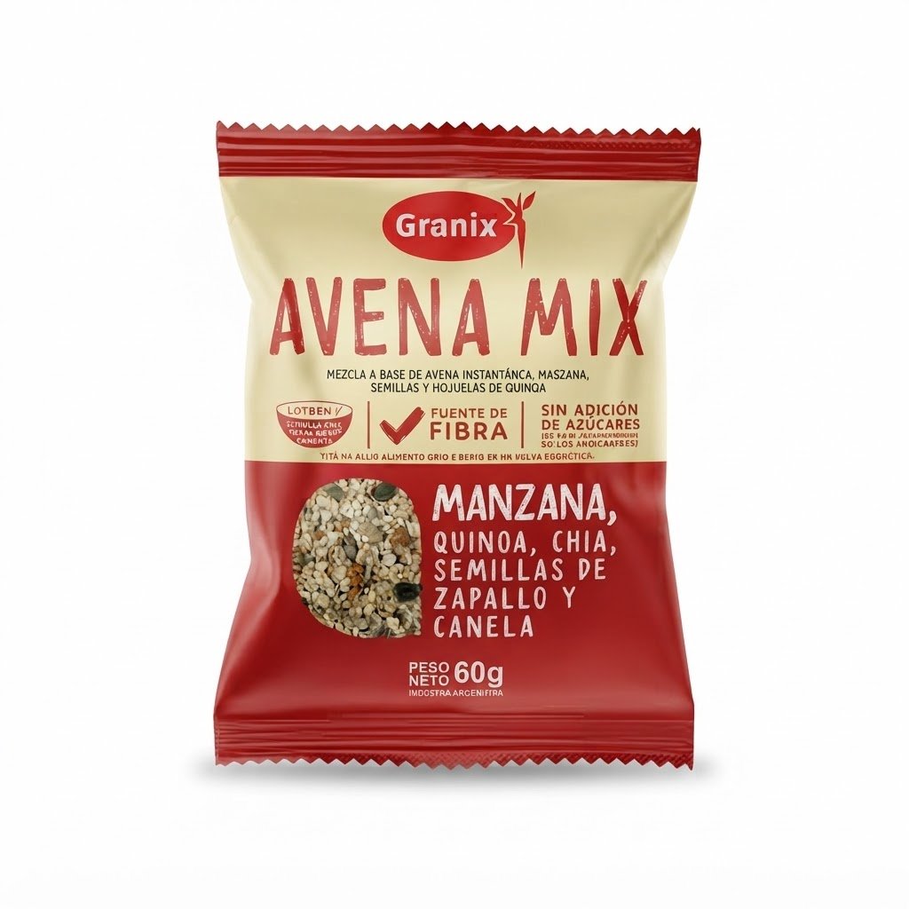 AVENA MIX MANZANA GRANIX 60GR